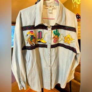 Western cowboy shirt vintage from Harbour Vue